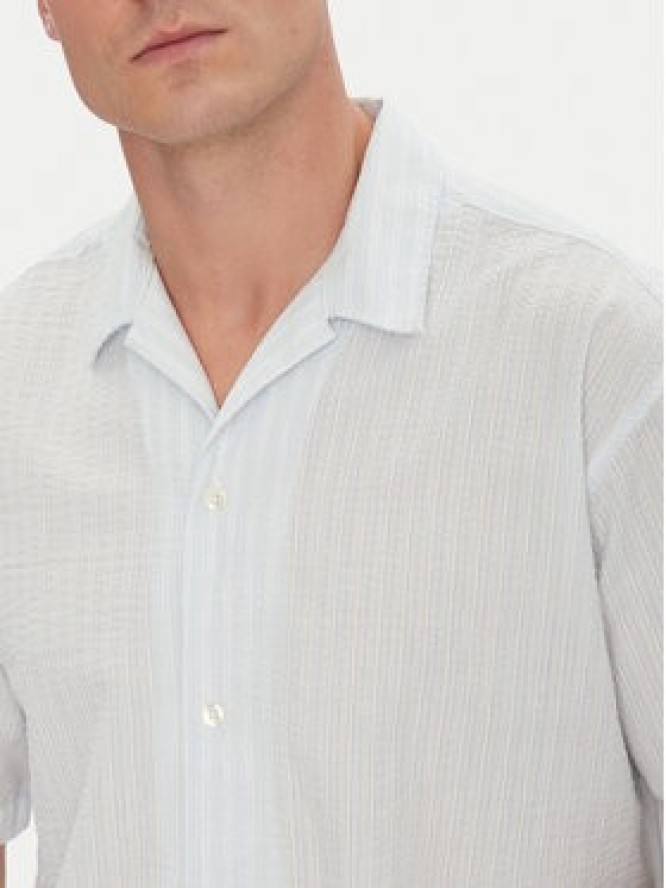 Jack & Jones Koszula Luke 12271099 Błękitny Relaxed Fit