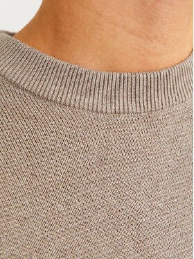Jack & Jones Sweter Milano 12259666 Szary Relaxed Fit