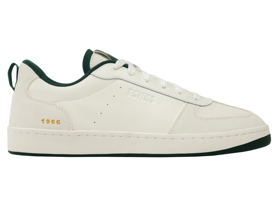 Sneakersy męskie K-swiss COURT VARSITY na co dzień białe (04734-180-M)