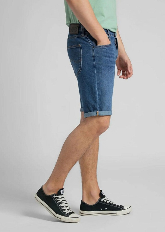 LEE 5 PKT SHORT MĘSKIE SZORTY KRÓTKIE SPODENKI MID WORN L73EGMYG 112145562