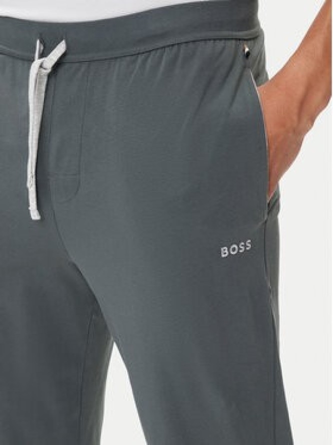 BOSS Spodnie dresowe Mix&Match 50515305 Zielony Regular Fit