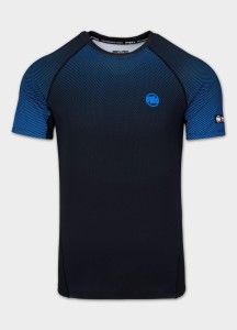 Męski krótki rashguard PITBULL techniczna sportowa koszulka RANKED