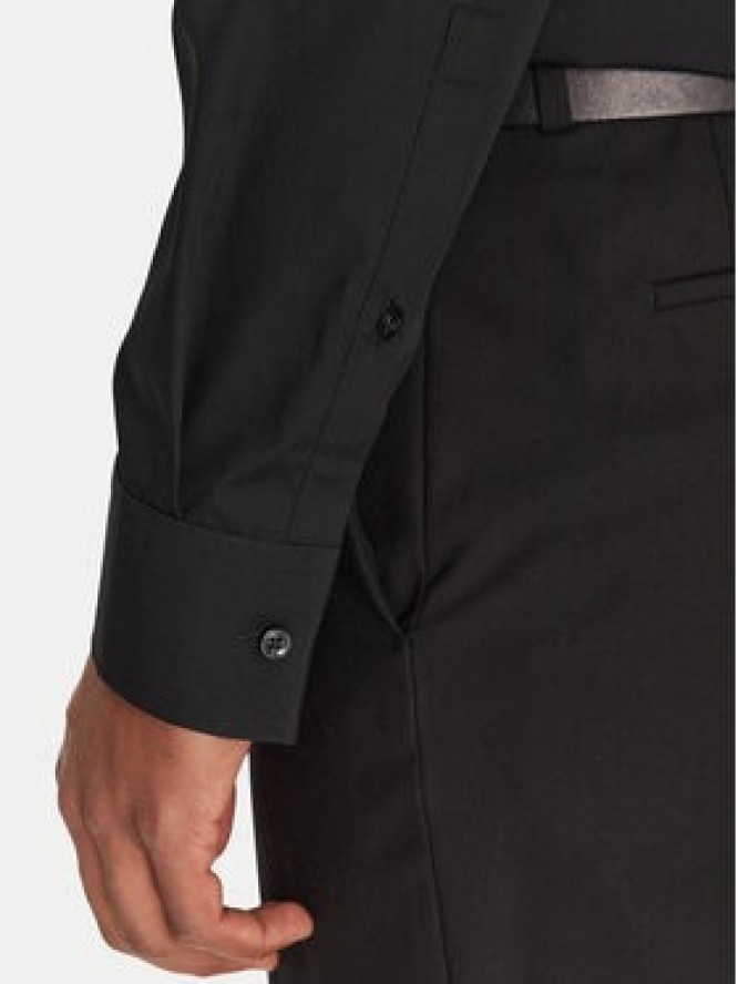 HUGO Koszula Koey 50539808 Czarny Slim Fit