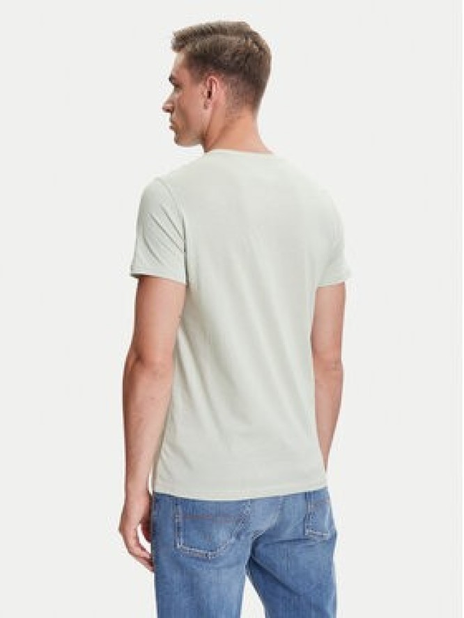 Tommy Jeans T-Shirt DM0DM04411 Zielony Slim Fit