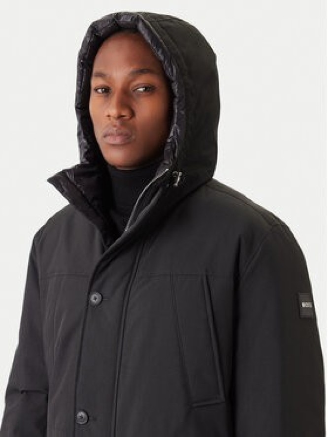 BOSS Kurtka puchowa H-Detoni 50540472 Czarny Regular Fit