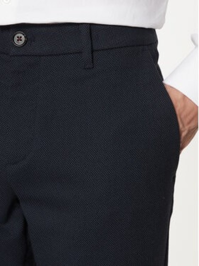 Tom Tailor Chinosy 1044345 Granatowy Slim Fit