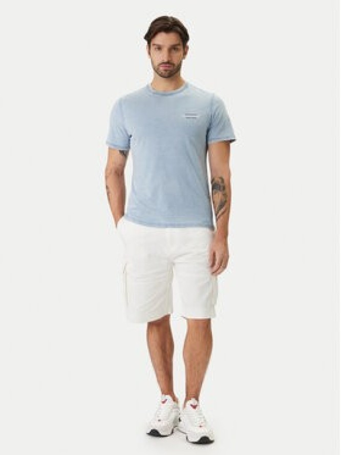 Guess Jeans T-Shirt M6GI55 KCTG1 Niebieski Slim Fit