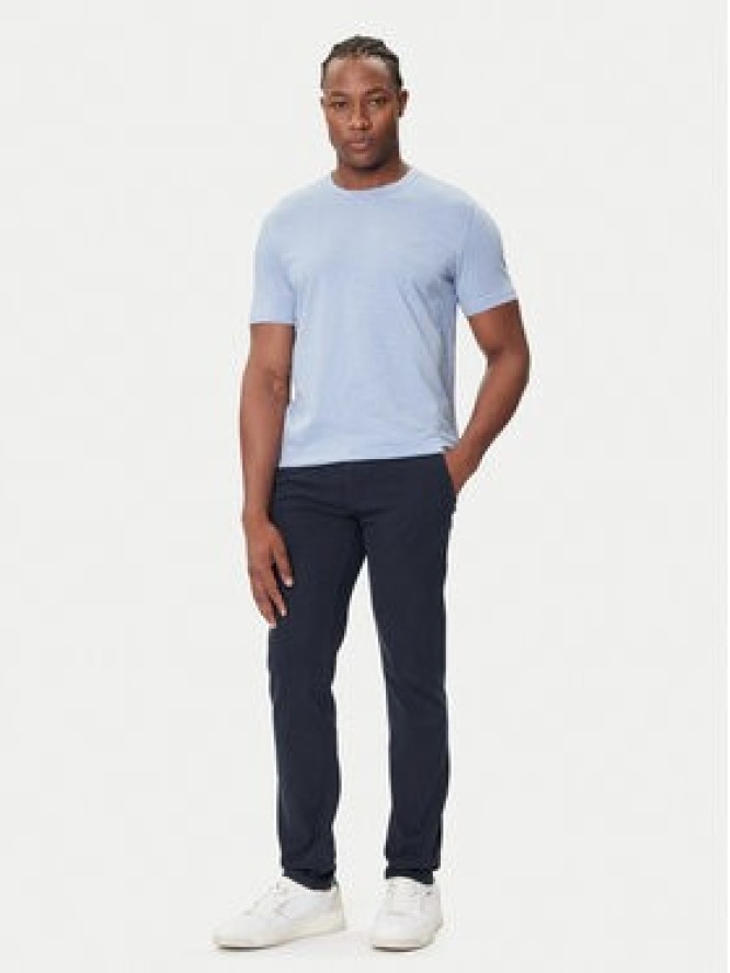 BOSS Chinosy 50548006 Granatowy Slim Fit