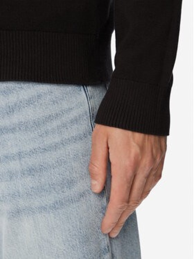Tommy Jeans Sweter Essential DM0DM22853 Czarny Slim Fit