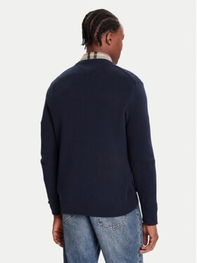 Tommy Jeans Sweter DM0DM21787 Granatowy Regular Fit