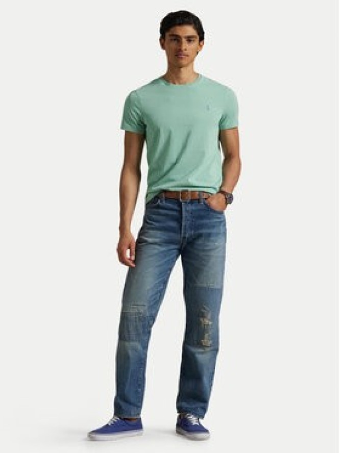 Polo Ralph Lauren T-Shirt 710671438415 Zielony Slim Fit