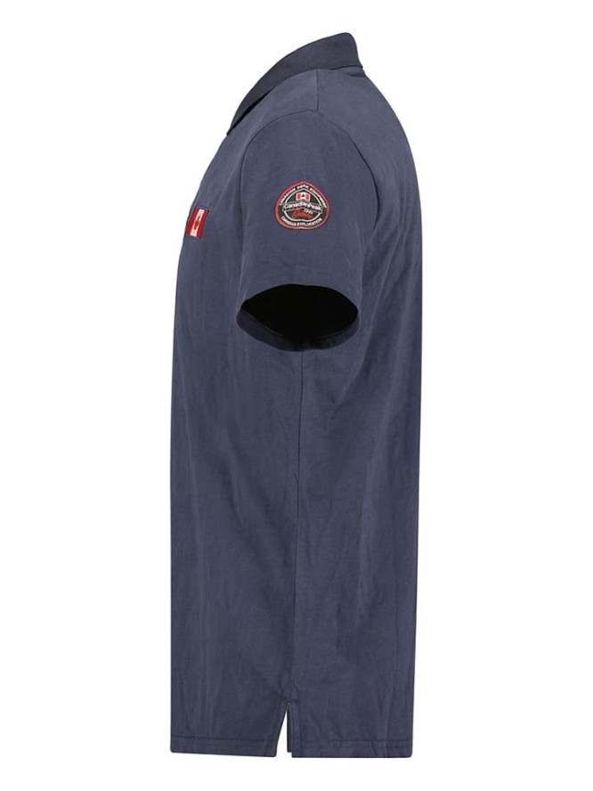 Canadian Peak Koszulka polo "Kancreak" w kolorze granatowym rozmiar: S