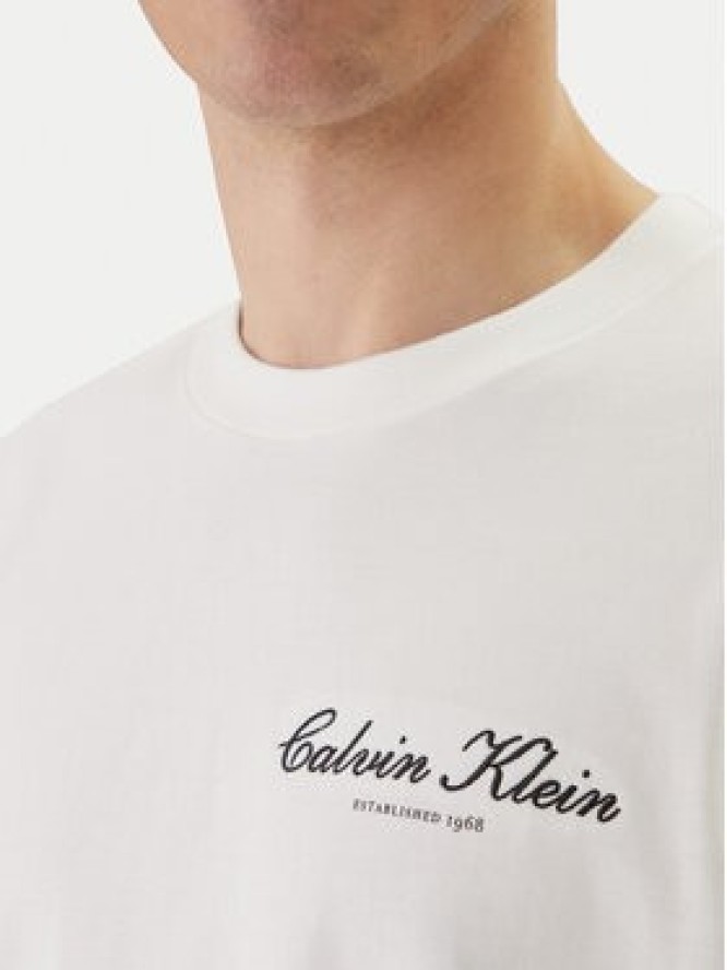 Calvin Klein Jeans T-Shirt LV04RF822G Biały Regular Fit