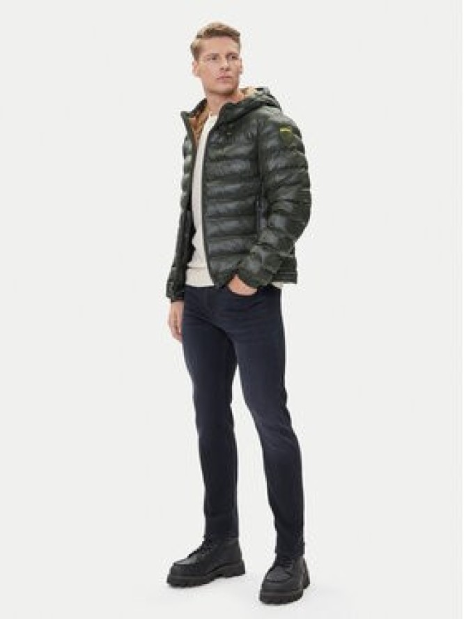 Blauer Kurtka przejściowa 25WBLUC02132 Zielony Regular Fit