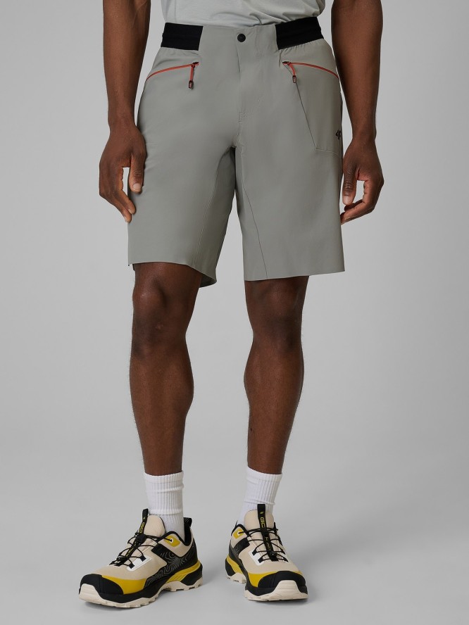 4F Spodenki trekkingowe szybkoschnące męskie - szare M