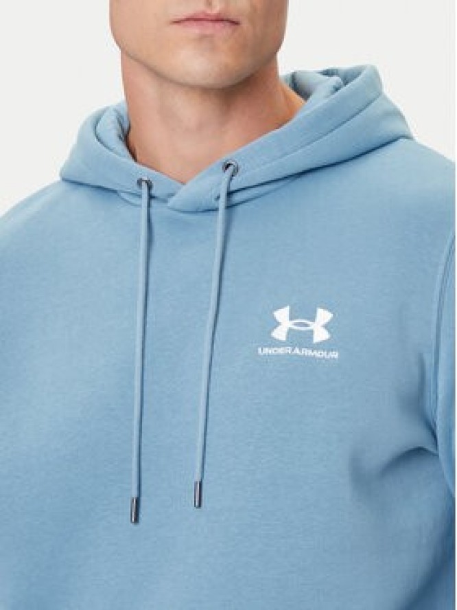 Under Armour Bluza Ua Essential 1373880 Błękitny Loose Fit
