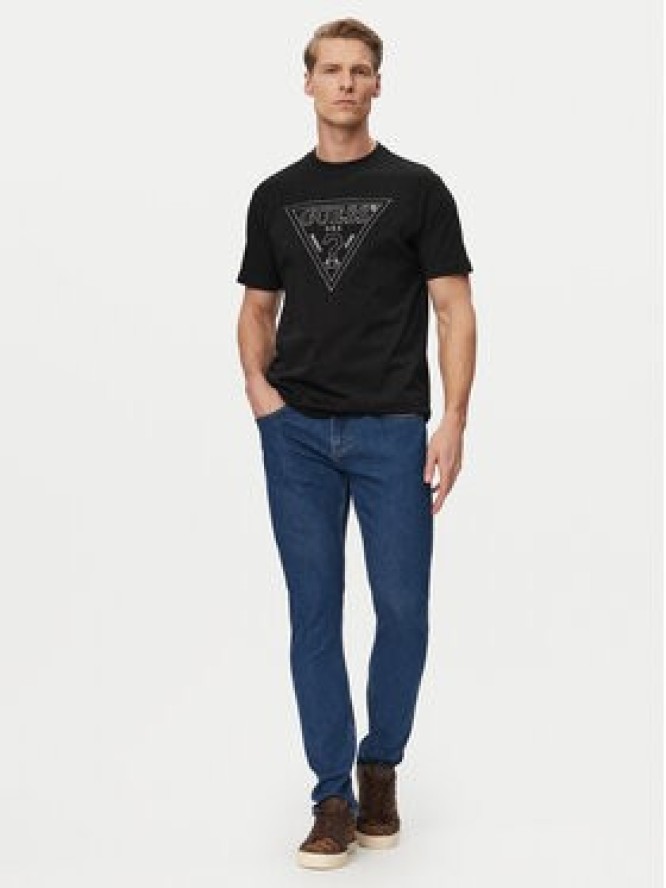 Guess T-Shirt M6GI15 K3008 Czarny Regular Fit