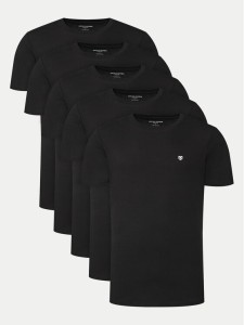 Jack & Jones Komplet t-shirtów Brody 12190468 Czarny Regular Fit