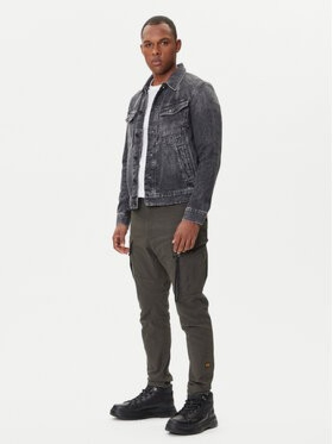 G-Star Raw Spodnie materiałowe Zip Pocket 3D D24307-E172 Zielony Skinny Fit