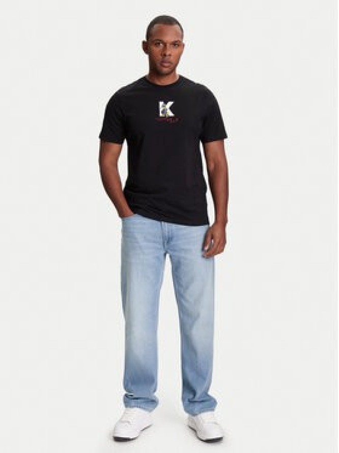 KARL LAGERFELD T-Shirt 755099 553270 Czarny Regular Fit