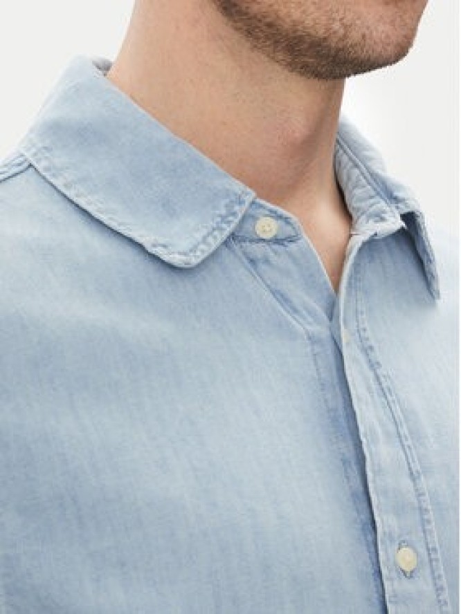 Calvin Klein Jeans Koszula jeansowa J30J327508 Niebieski Regular Fit