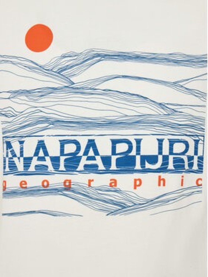 Napapijri T-Shirt S-Buti NP0A4INM Biały Regular Fit