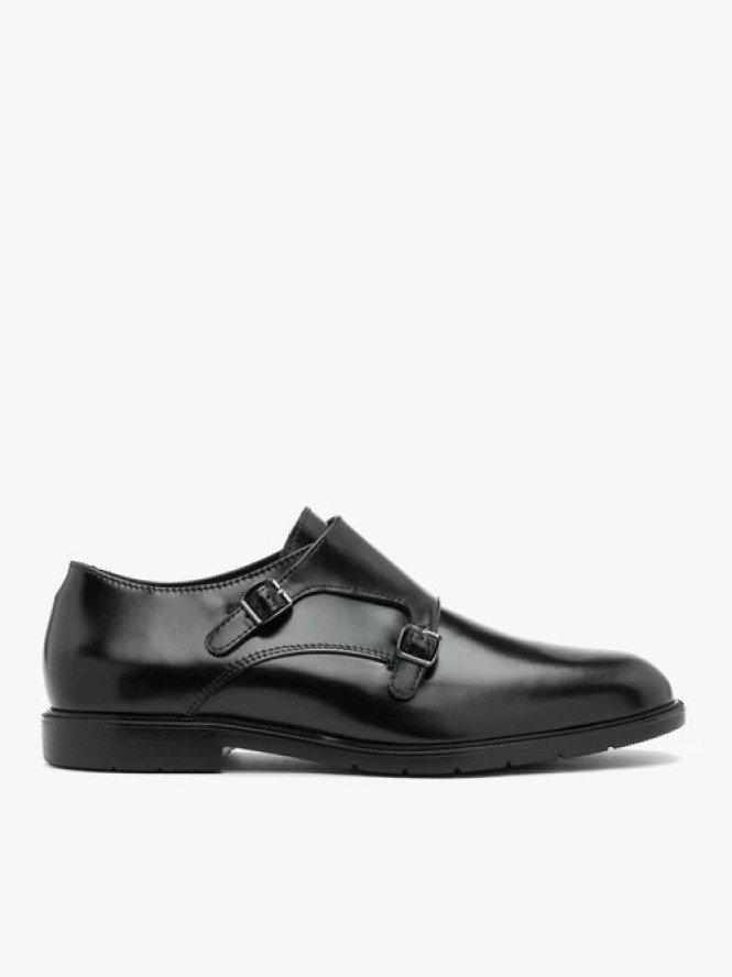 Czarne eleganckie monki