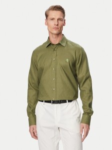 KARL LAGERFELD Koszula 605084 562791 Zielony Regular Fit