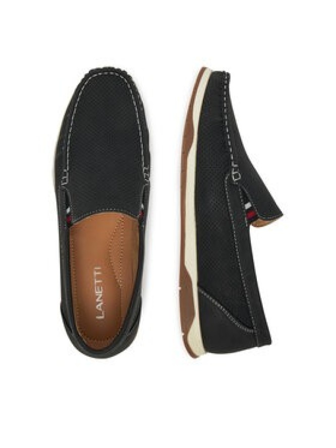 Lanetti Mokasyny MSS20515-02 Czarny