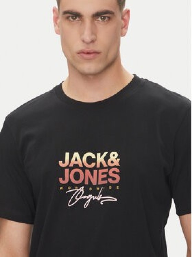 Jack & Jones T-Shirt Canggu 12281809 Czarny Regular Fit