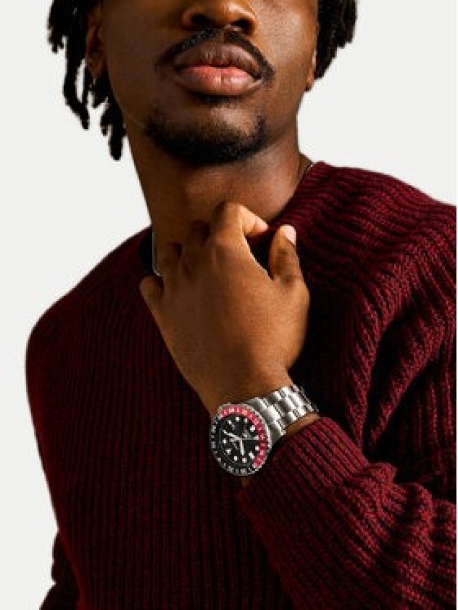 Fossil Zegarek FS6092 Srebrny