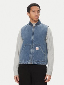 Levi's® Kamizelka A8580-0000 Niebieski Relaxed Fit