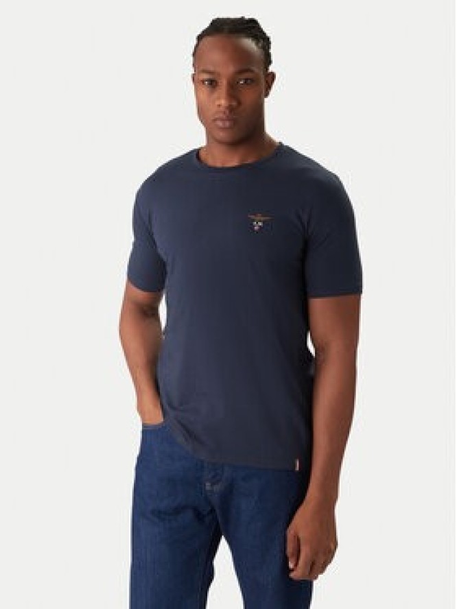 Aeronautica Militare Komplet t-shirtów AM1UTI001B Granatowy Regular Fit