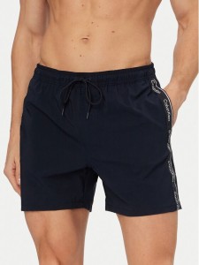 Calvin Klein Swimwear Szorty kąpielowe LV00N61002 Granatowy Regular Fit
