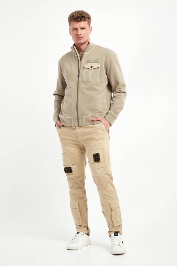 Bluza męska ze stójką AERONAUTICA MILITARE