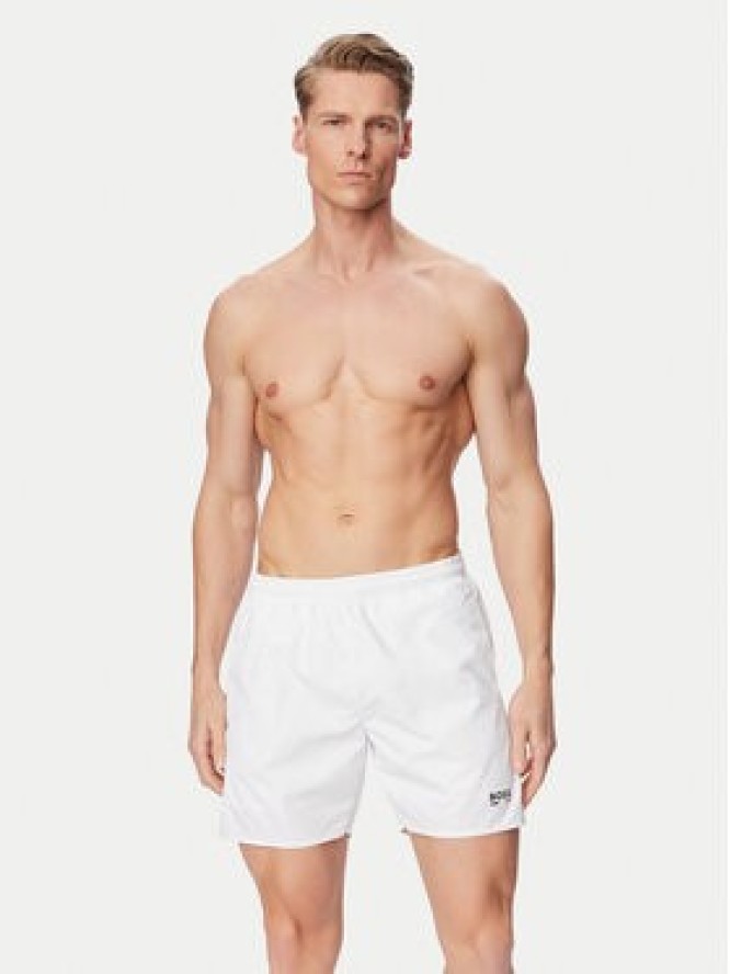 BOSS Szorty kąpielowe Swordfish 50554613 Beżowy jasny Regular Fit