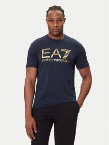 EA7 Emporio Armani T-Shirt 7M001189 AF17789 UB102 Granatowy Regular Fit