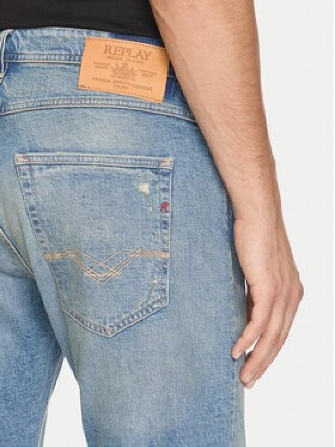 Replay Jeansy M1008P.000.727744R Niebieski Slim Fit