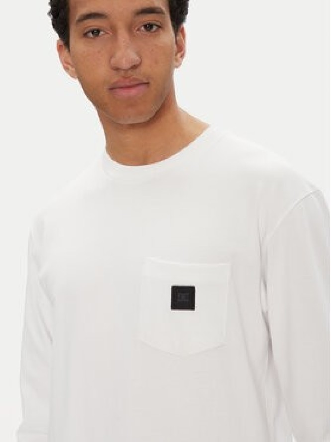 DC Shoes Bluza ADYKT03247 Biały Standard Fit