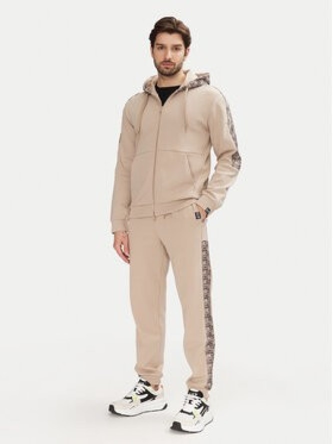 EA7 Emporio Armani Spodnie dresowe 7M000216 AF12660 U6155 Beżowy Regular Fit