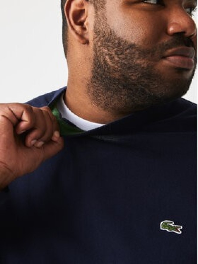 Lacoste Sweter AH1985-166 Granatowy Regular Fit
