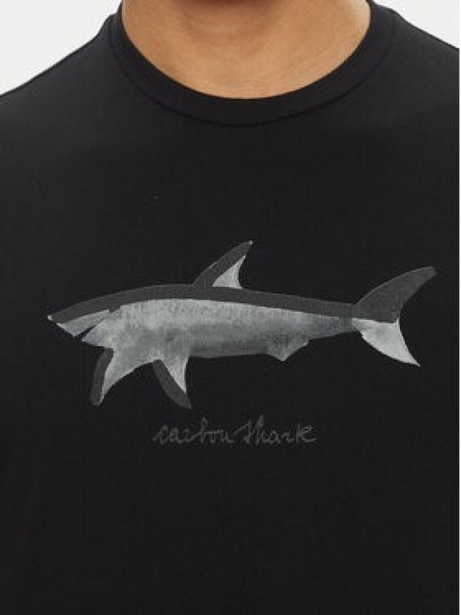 Paul&Shark T-Shirt 25411071 Czarny Regular Fit