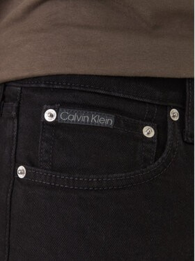 Calvin Klein Jeans Jeansy LV04RF925G Czarny Slim Fit