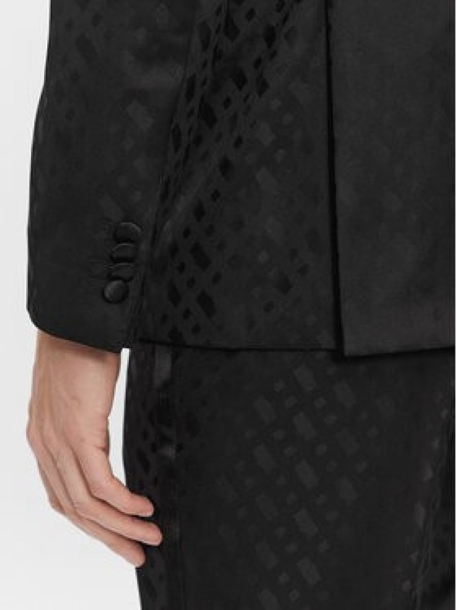 Boss Garnitur H-Huge-2Pcs-Tux-231 50502453 Czarny Slim Fit