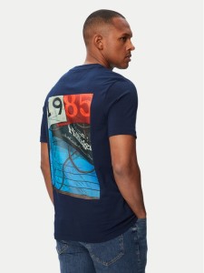 Tommy Hilfiger T-Shirt Nautical MW0MW44258 Granatowy Regular Fit