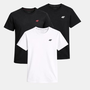 T-SHIRT MĘSKI 4F KOSZULKA ZESTAW KOMPLET 3 SZTUKI TTSHM3341
