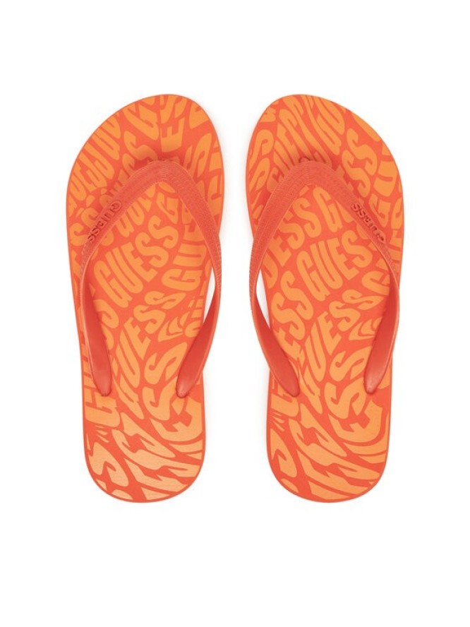 Guess Japonki F5GZ07 BB00H Pomarańczowy