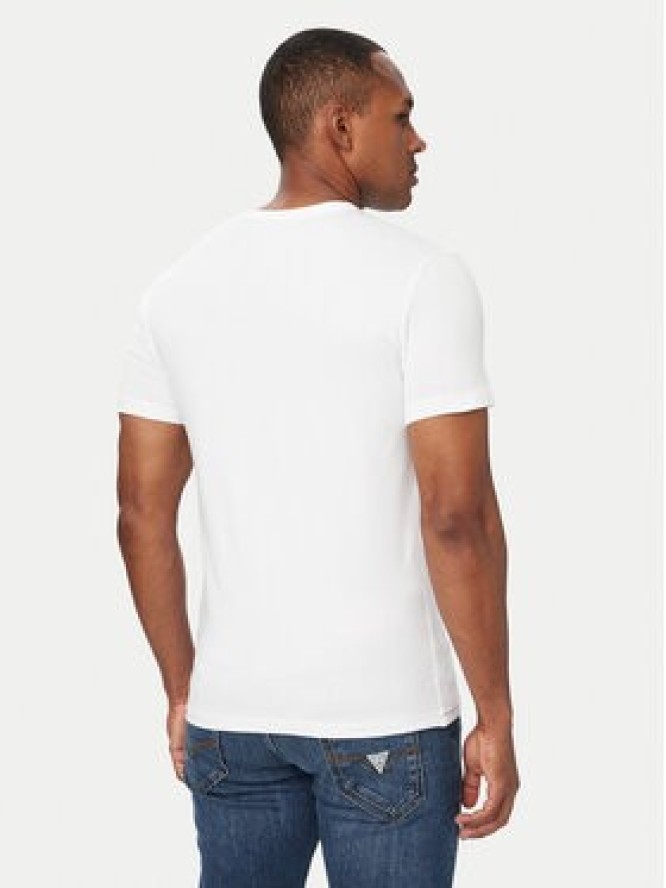 Guess T-Shirt M6YI32 K3735 Biały Extra Slim Fit
