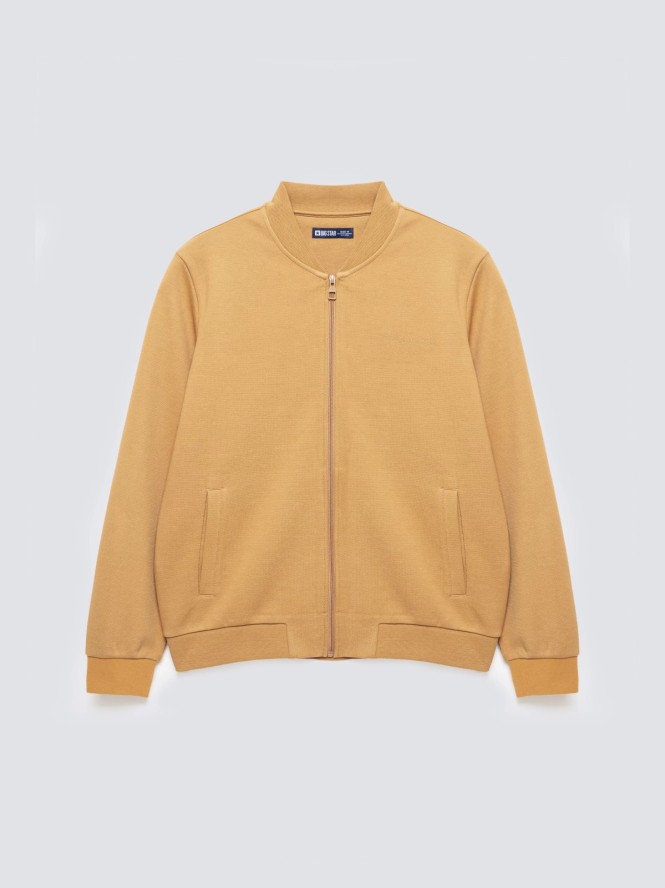 Bluza męska bomber jasnobrązowa Wladorb 803