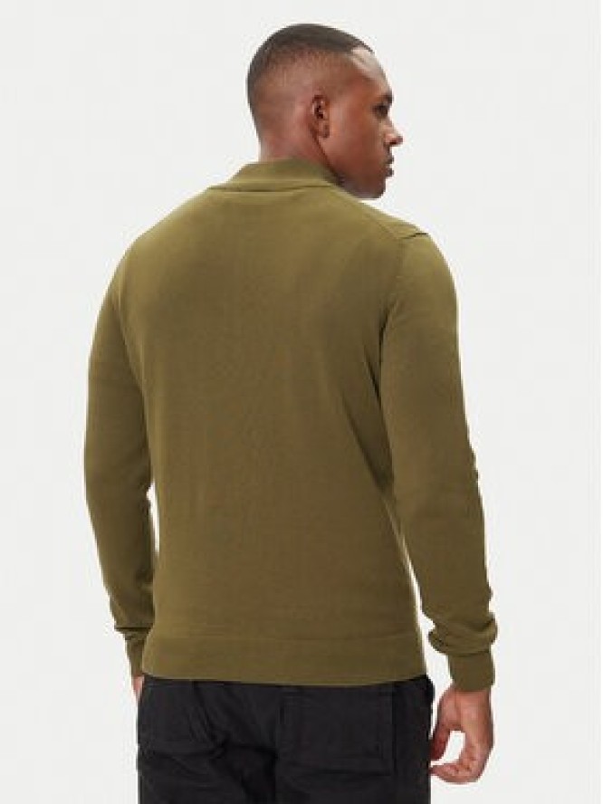 Aeronautica Militare Sweter 252MA1578UL00506 Zielony Regular Fit